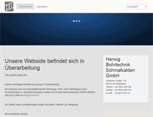Tablet Screenshot of herbohr.de
